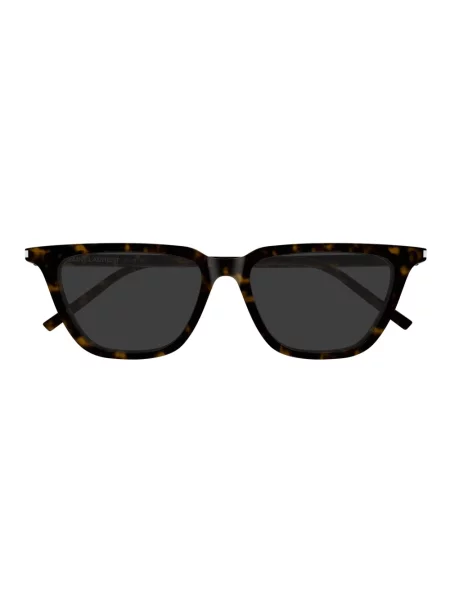Okulary przeciwsłoneczne Saint Laurent brązowe