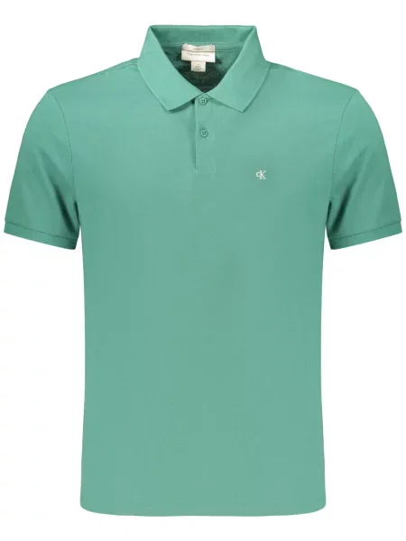 Tricou polo Calvin Klein verde