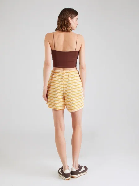 TOPSHOP Pantaloni portocaliu alb