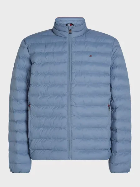 Переработанный компактный куртка Tommy Hilfiger голубая
