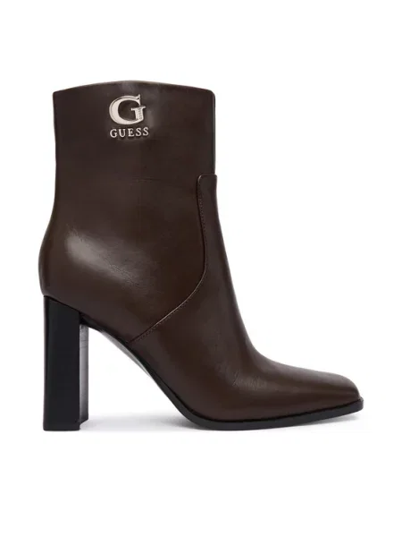 Guess Botine FLFGED închis maro