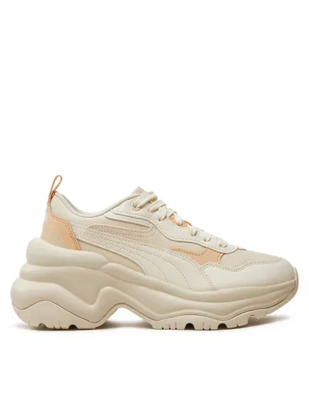 Sneakerși Puma Cilia cu pană bej