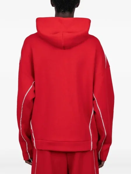 Tricou Adidas cu dungi din dantelă alb