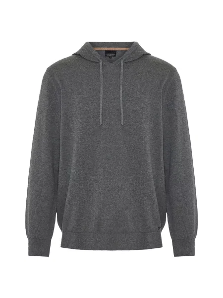 Funky Buddha Pulover amestecat gri