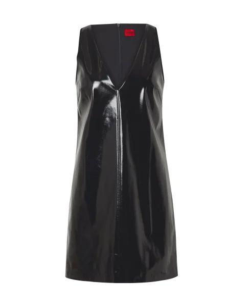 HUGO rochie mini evazati negru