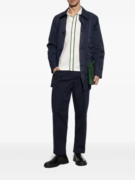 Pantaloni Ps Paul Smith plisate albastru