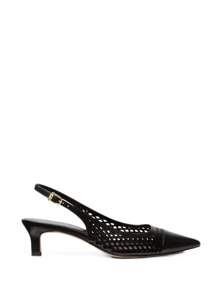 Pantofi cu toc Michael Kors din piele slingback negru