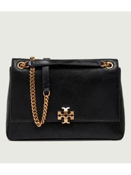 TORY BURCH De piele geantă pe umăr Charlie negru