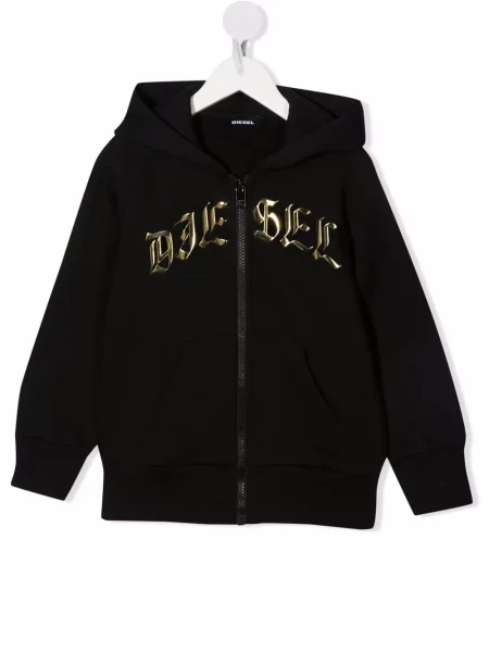 Bluza z kapturem dziecięca Diesel czarna