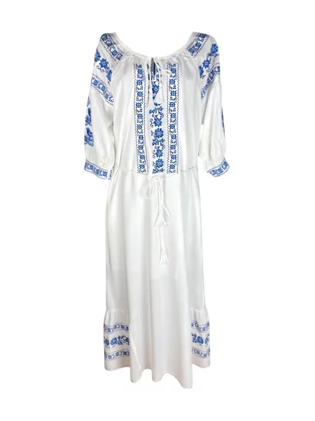 Rody’s forever Rochie Damenkleid weiß/blau L' alb