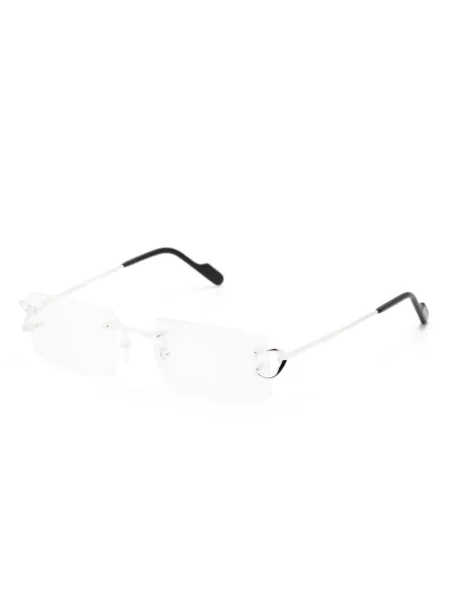 Okulary przeciwsłoneczne Cartier Eyewear srebrne