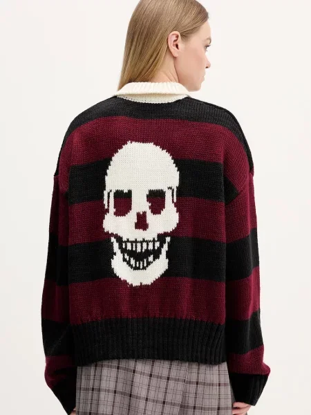 The Ragged Priest pulover bordo