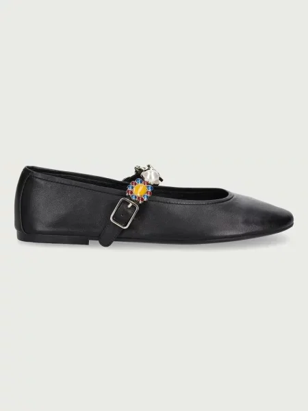 Jeffrey Campbell balerini din piele Amarissa negru