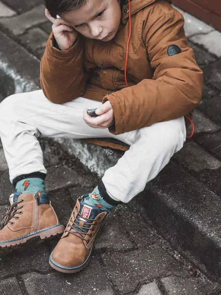 Gyerek bokacsizma Big Star Shoes fekete