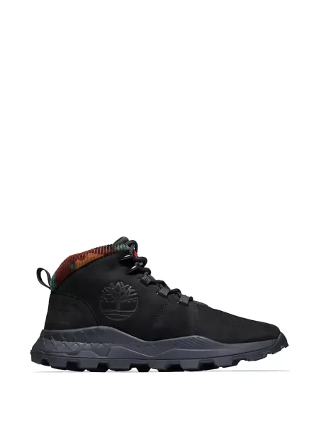 Čizmice Timberland s vezicama s čipkom crna