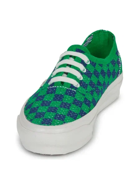 Pantofi Vans în carouri verde