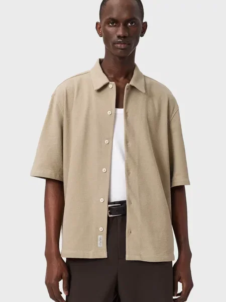 Сорочка Allsaints бежева