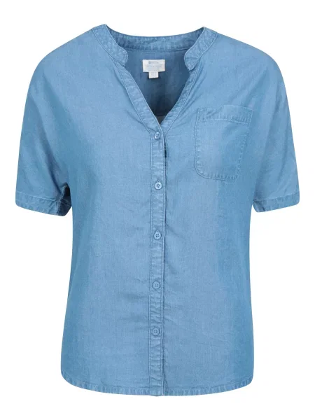 Ayr Chambray koszula Blue niebieska