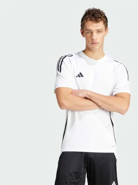 Поло Adidas белое