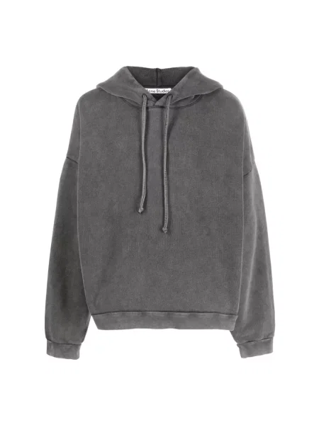 Bluza z kapturem Acne Studios retro czarna