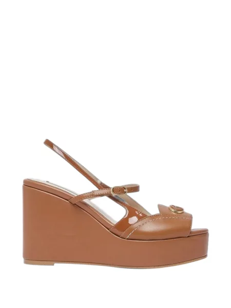 Sandale Liu Jo din piele slingback maro