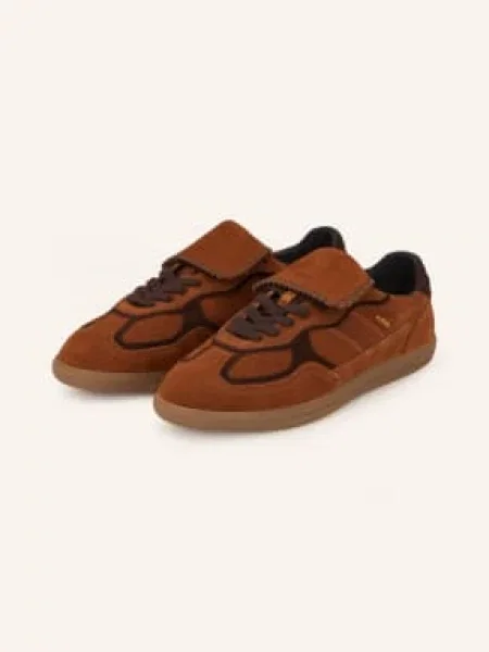 Sneakersy Alohas skórzane brązowe