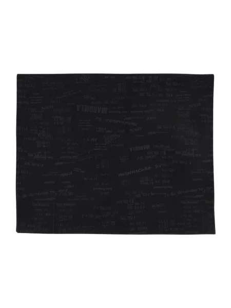 Szal Mm6 Maison Margiela z logo szara