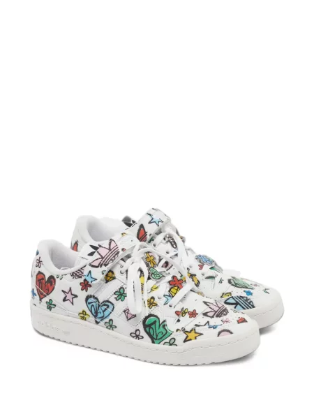 Sneakerși Adidas Forum alb