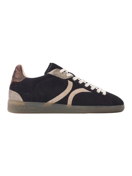 Sneakersy Via Vai skórzane niebieskie
