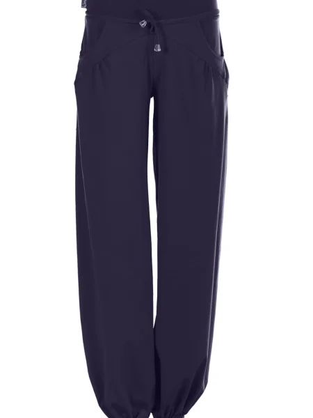 Winshape Sportske hlače tamno plava bijela