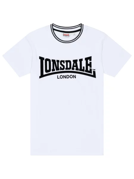 T-shirty Lonsdale Potternewton biała