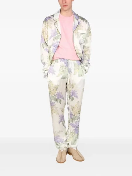 Cămașă Mouty cu model floral cu imagine alb