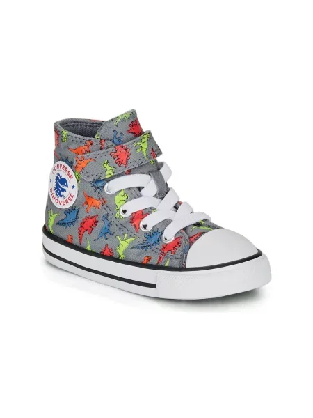Členkové topánky Converse sivá
