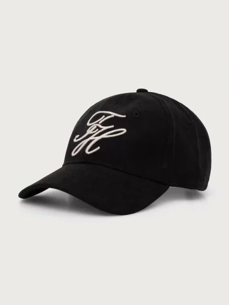 Tommy Hilfiger șapcă de baseball pentru femei din catifea reiată alb