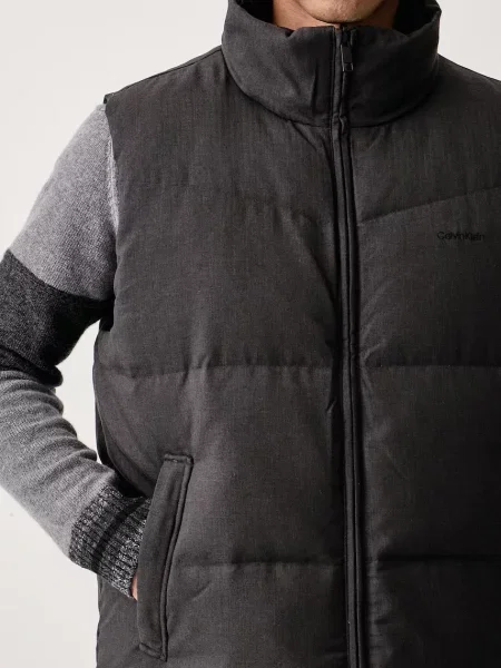 Calvin Klein férfi kifordítható mellény fekete