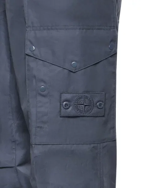 Tiesaus kirpimo kelnės Stone Island akmenys mėlyna