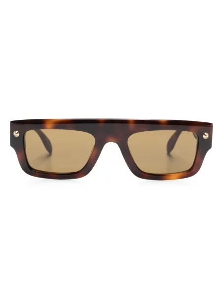 Ochelari de soare Alexander Mcqueen cu tepi maro
