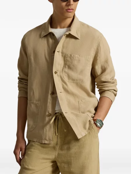 Portofel Polo Ralph Lauren din piele cu dungi cu glugă verde