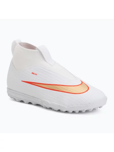 Încălțăminte de fotbal pentru copii Nike Jr. Mercurial Superfly 11 Academy white/bright crimson/blur alb