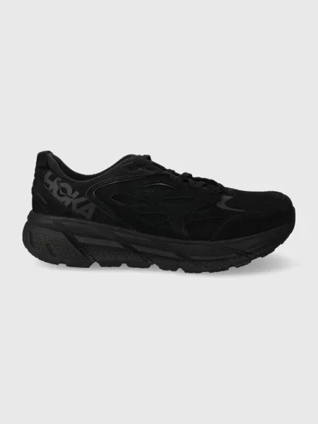 Велурени обувки Hoka One One Us Clifton L тъмносиньо черно