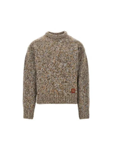Sweter Dsquared2 wełniany beżowy