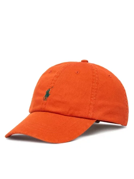 Polo Ralph Lauren Шапка с козирка оранжев