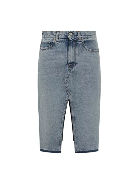 Spódnica midi Stella Mccartney do kolan niebieska