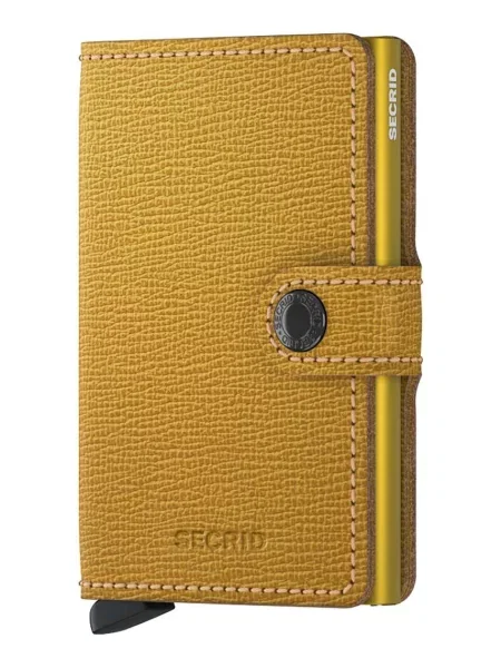 Портмоне Secrid Crisple Ochre жълто