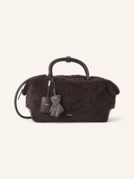Max Mara Kabelka Teddyholdal tmavě hnědá