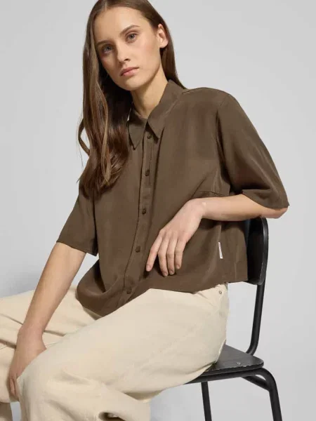 Bluzka w kroju relaxed fit z czystego lyocellu Marc O'polo Denim