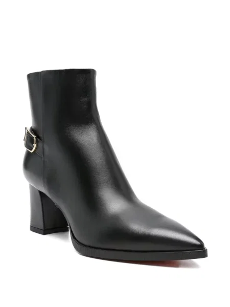 Botine Santoni cu cataramă negru