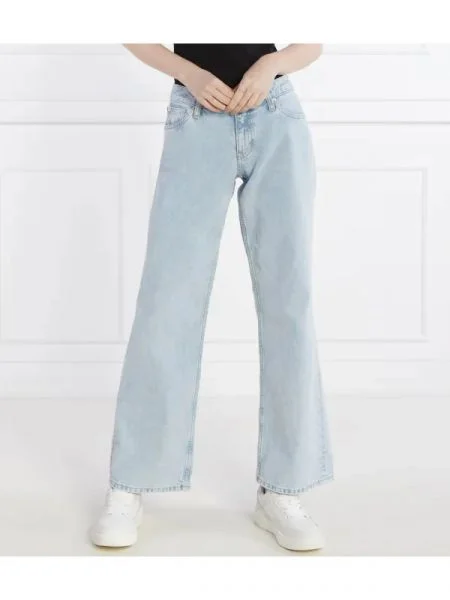 CALVIN KLEIN JEANS Blugi | low rise albastru
