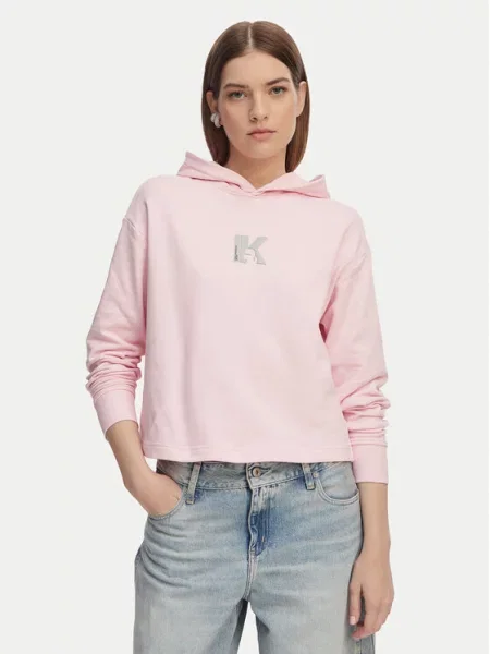 Топ Karl Lagerfeld Jeans рожевий