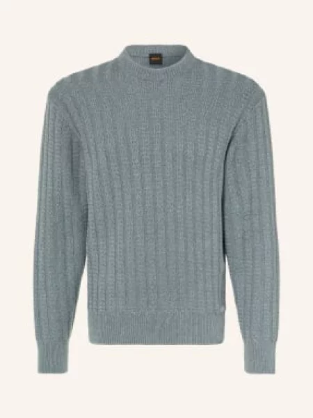 Boss Sweter Arakingo grau szary